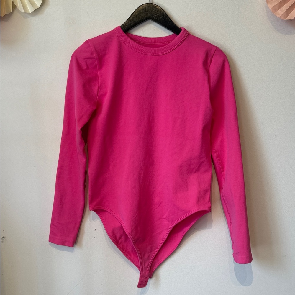 Pink bodysuit size large (not listed on item)